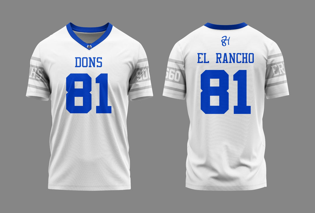 El Rancho Girls Flag Football Uniforms Package (4 Piece Set) Only 1 Pack Per Athlete