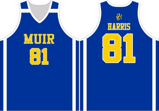 John Muir Basketball Replica Jersy