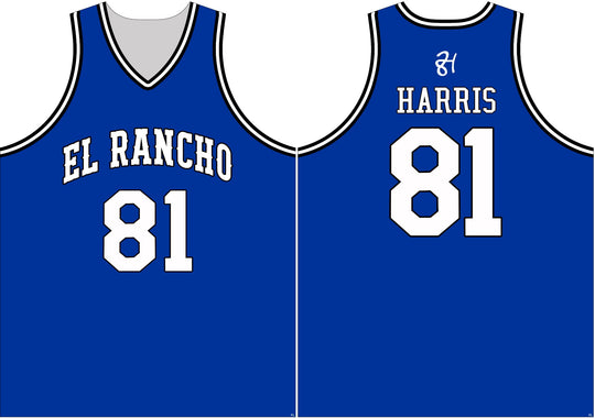 El Rancho Basketball Replica Jersey