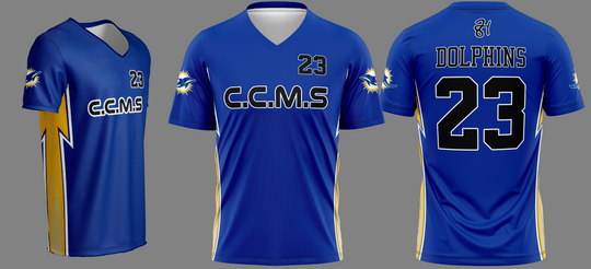 C.C.M.S. Dolphins Boys Volleyball Uniforms