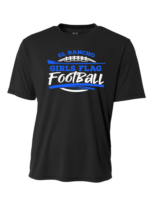 El Rancho Girls Flag Football Fanatic Performance Fan Shirt