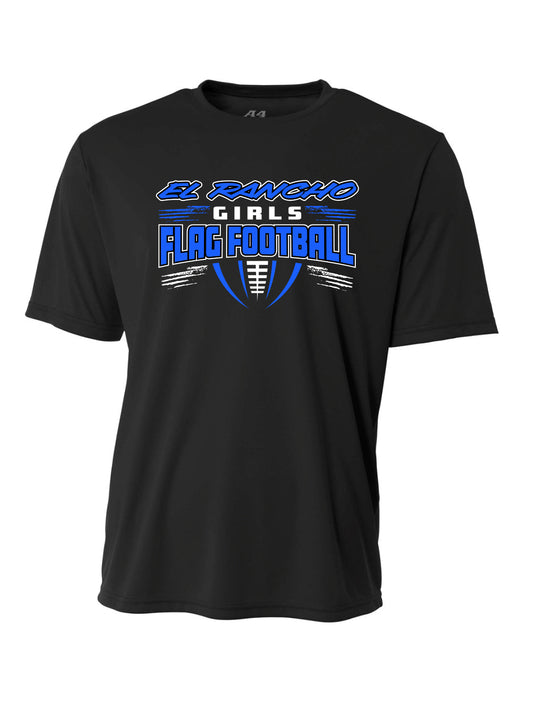 El Rancho Girls Flag Football Statement Performance Fan Shirt