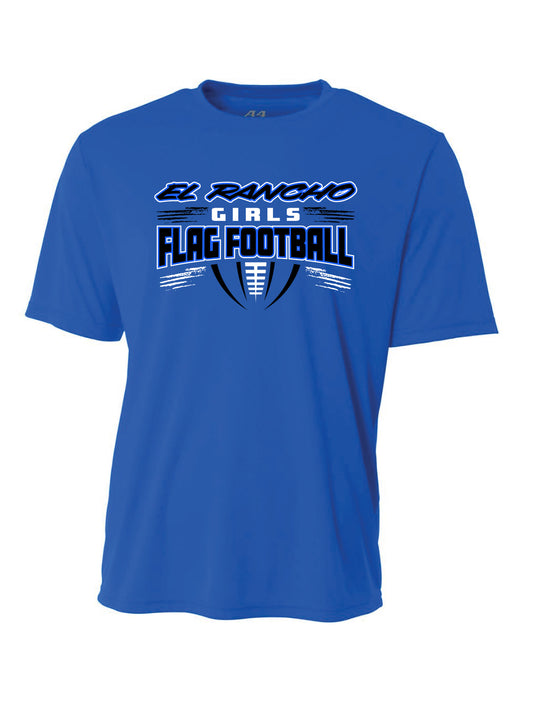 El Rancho Girls Flag Football Statement Performance Fan Shirt
