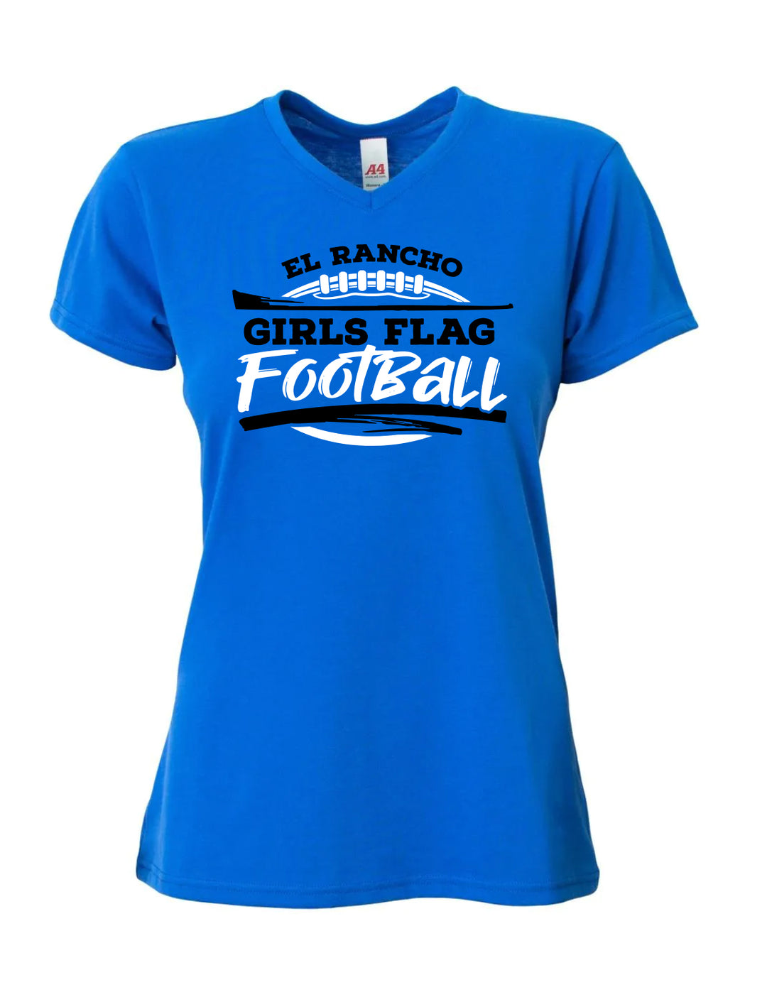 El Rancho Girls Flag Football Fanatic Performance Fan Shirt