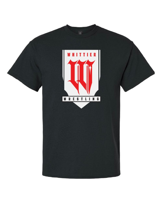 Whittier Wrestling Shield Shirt