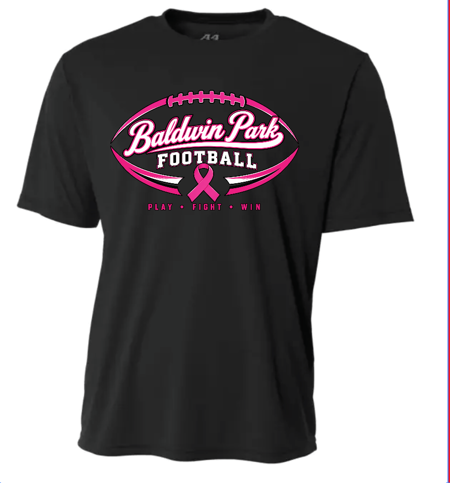 Baldwin Park Football Cancer Awareness Shirt