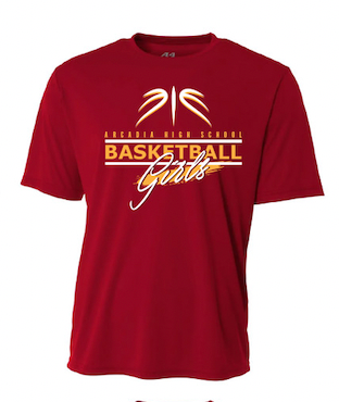 Arcadia Girls Basketball Shirt (Cotton)