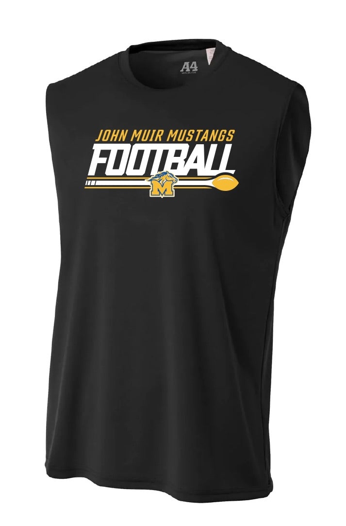 John Muir Football Spirit Pack Sleeveless Dri fit Shirt