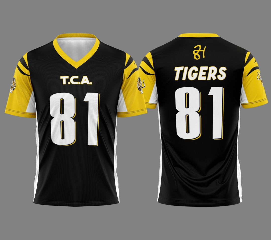 T.C.A Tigers Flag Football Uniforms