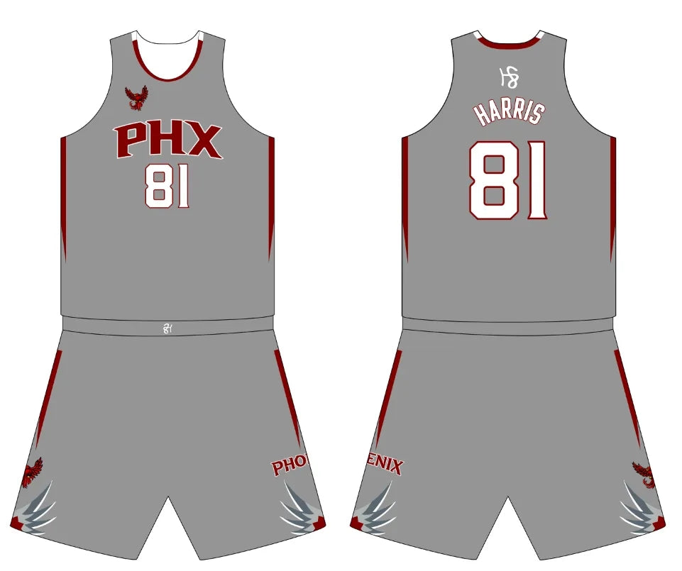 N.E.C.A. Phoenix Basketball Uniform
