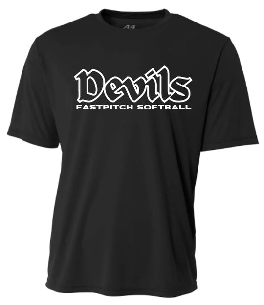 Devils Fast Pitch Shirt (Dri-Fit) (Custom Name & Number)
