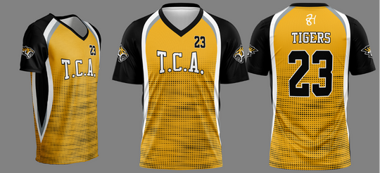 T.C.A. Tigers Boys Volleyball Uniforms